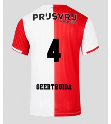 Feyenoord Lutsharel Geertruida #4 Hemmatröja 2023-24 Kortärmad